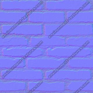 Seamless Textures of Wall Bricks + Normal & Bump Mapping